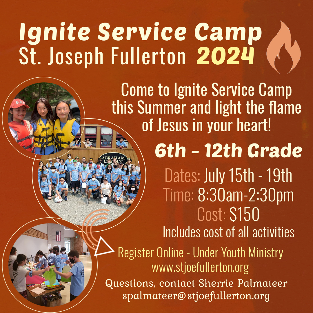 Hello Summer! St. Joseph School Fullerton